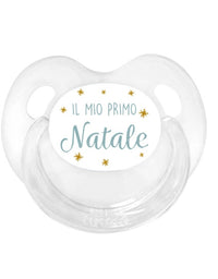 Set ciuccio + catenella Natale Tutete
