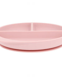 Piatto in silicone di Tutete con scoparti e ventosa
