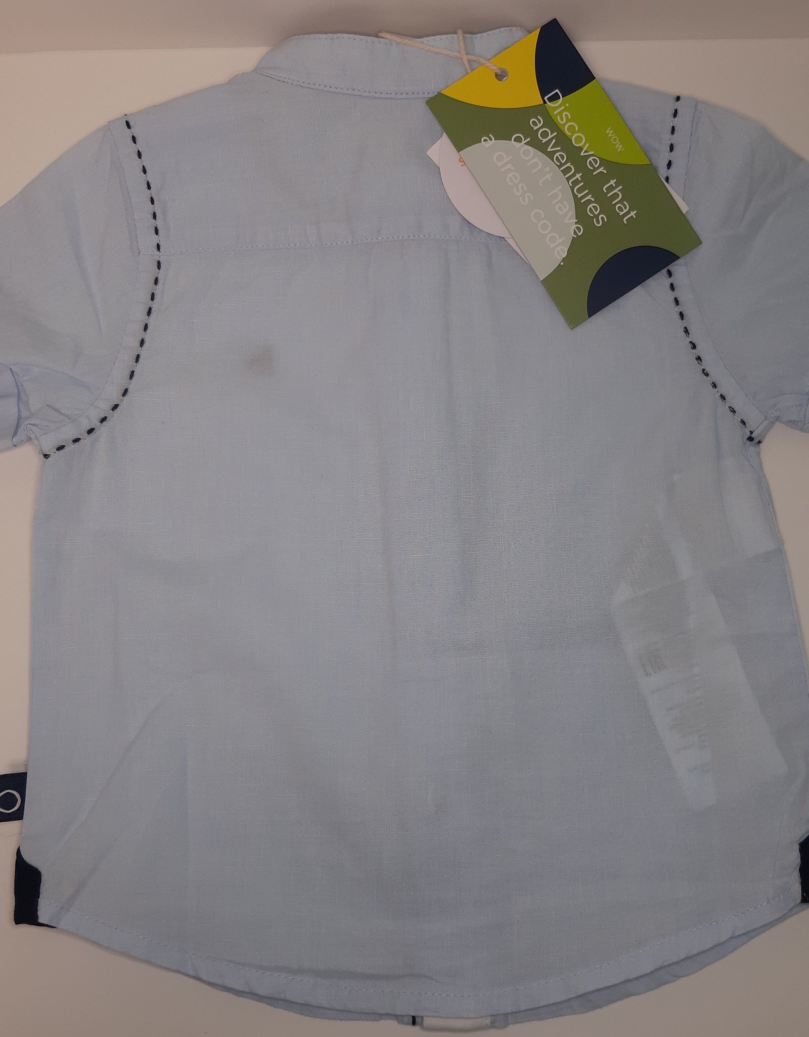 Camicia corta neonato Boboli