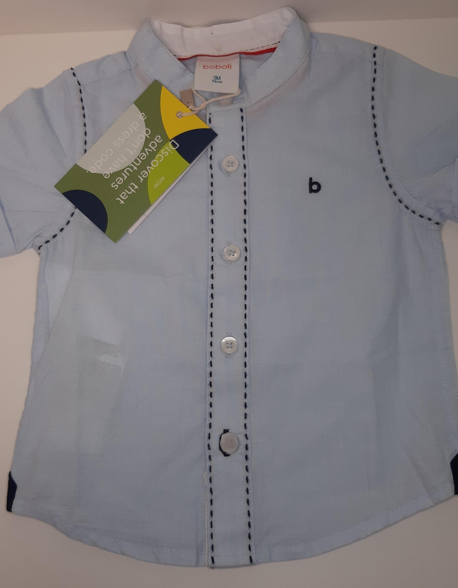 Camicia corta neonato Boboli