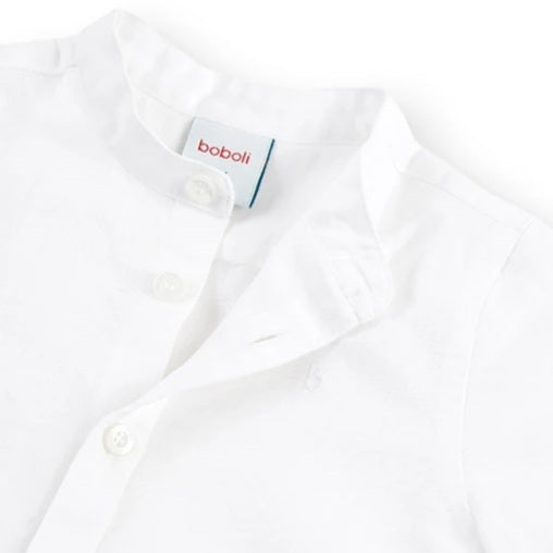 Camicia corta neonato Boboli