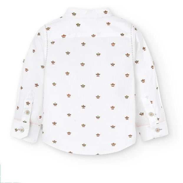 Camicia stampata neonato Boboli